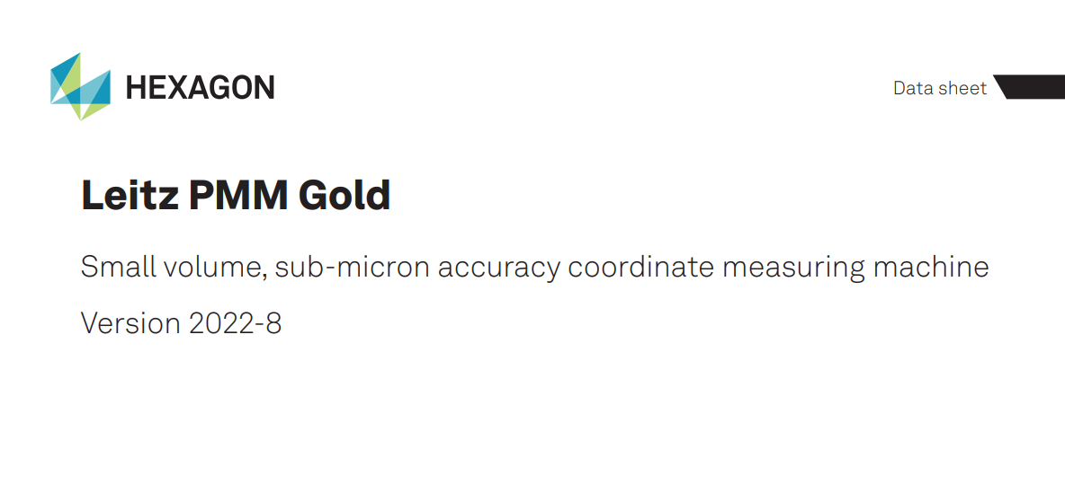 Leitz PMM Gold Small volume sub micron accuracy coordinate measuring machine